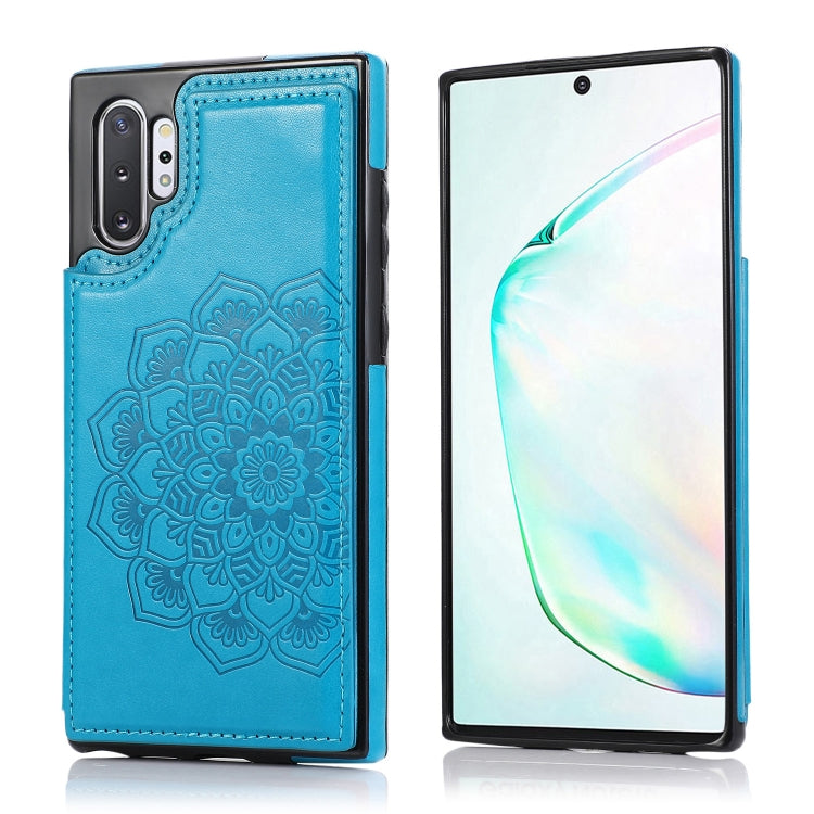 Double Buckle Mandala Pattern PU+TPU Protective Case with Card Slots & Holder & Photo Frame, For Samsung Galaxy A10e / A20e, For Samsung Galaxy A20 / A30, For Samsung Galaxy A50 / A50s, For Samsung Galaxy A51, For Samsung Galaxy A70                    ...