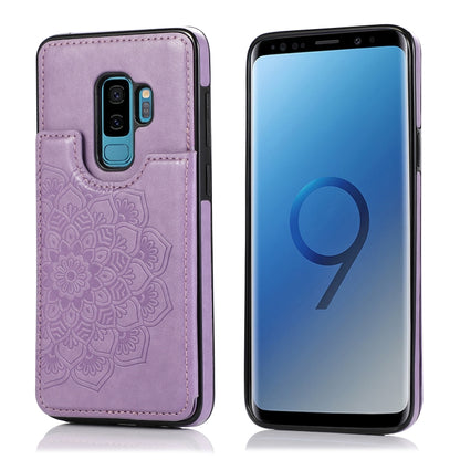 Double Buckle Mandala Pattern PU+TPU Protective Case with Card Slots & Holder & Photo Frame, For Samsung Galaxy Note20, For Samsung Galaxy S9, For Samsung Galaxy S9 Plus, For Samsung Galaxy S10, For Samsung Galaxy S10 Plus, For Samsung Galaxy S20      ...