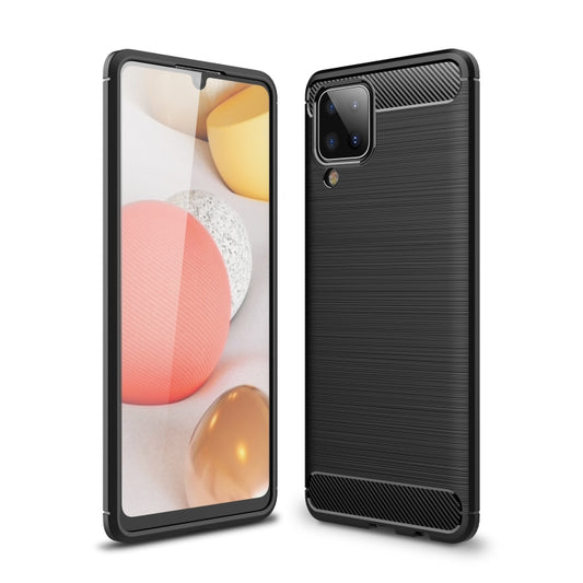 Brushed Texture Carbon Fiber TPU Case, For Samsung Galaxy A02s, For Samsung Galaxy A12, For Motorola Moto G9 Power