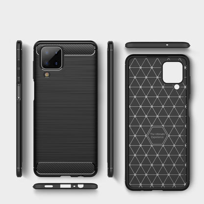 Brushed Texture Carbon Fiber TPU Case, For Samsung Galaxy A02s, For Samsung Galaxy A12, For Motorola Moto G9 Power