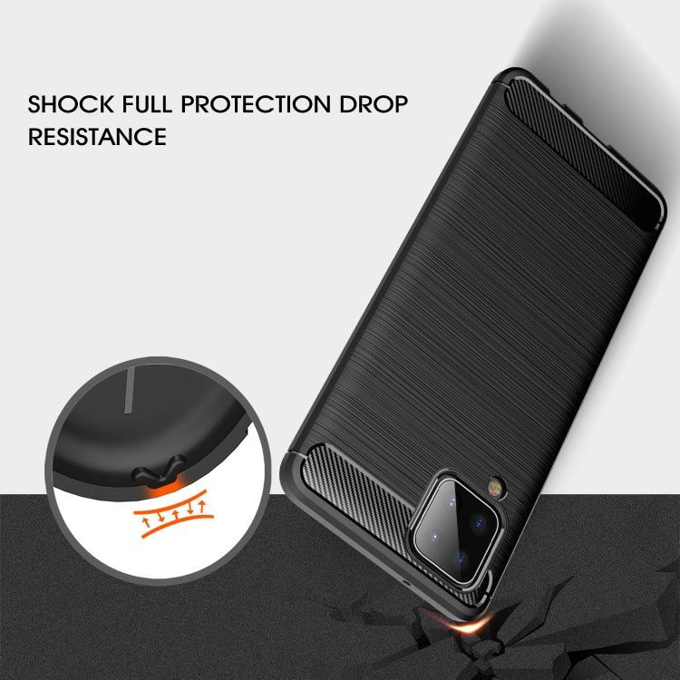 Brushed Texture Carbon Fiber TPU Case, For Samsung Galaxy A02s, For Samsung Galaxy A12, For Motorola Moto G9 Power