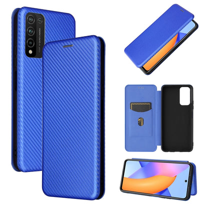 Carbon Fiber Texture Magnetic Horizontal Flip TPU + PC + PU Leather Case with Card Slot, For Huawei Y9a, For Huawei nova 8 SE, For Huawei Honor 10X Lite, For Samsung Galaxy A12 / M12, For Samsung Galaxy A32 5G, For Samsung Galaxy S30                   ...