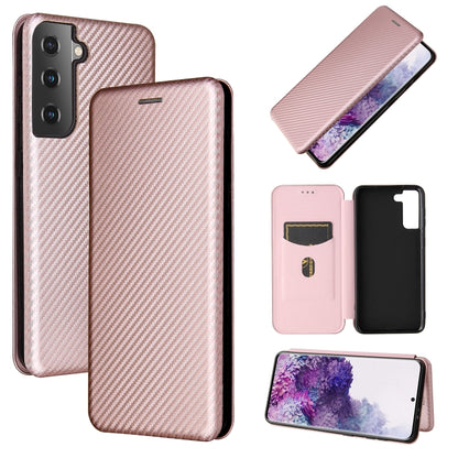 Carbon Fiber Texture Magnetic Horizontal Flip TPU + PC + PU Leather Case with Card Slot, For Huawei Y9a, For Huawei nova 8 SE, For Huawei Honor 10X Lite, For Samsung Galaxy A12 / M12, For Samsung Galaxy A32 5G, For Samsung Galaxy S30                   ...