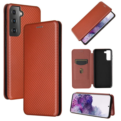 Carbon Fiber Texture Magnetic Horizontal Flip TPU + PC + PU Leather Case with Card Slot, For Huawei Y9a, For Huawei nova 8 SE, For Huawei Honor 10X Lite, For Samsung Galaxy A12 / M12, For Samsung Galaxy A32 5G, For Samsung Galaxy S30                   ...