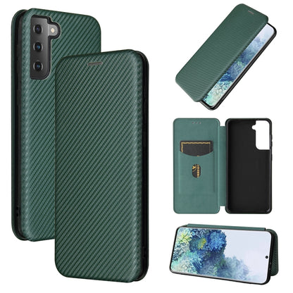 Carbon Fiber Texture Magnetic Horizontal Flip TPU + PC + PU Leather Case with Card Slot, For Huawei Y9a, For Huawei nova 8 SE, For Huawei Honor 10X Lite, For Samsung Galaxy A12 / M12, For Samsung Galaxy A32 5G, For Samsung Galaxy S30                   ...