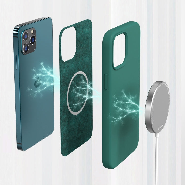 WK WPC-005 iDeal Series Magnetic Liquid Silicone Full Coverage Shockproof Magsafe Case with Magsafe Charging Magnet, For iPhone 12 Mini, For iPhone 12 / 12 Pro, For iPhone 12 Pro Max