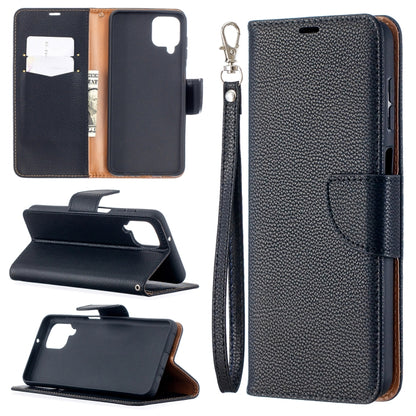 Litchi Texture Pure Color Horizontal Flip PU Leather Case with Holder & Card Slots & Wallet & Lanyard, For Huawei P smart 2021 / Y7a, For Samsung Galaxy A12