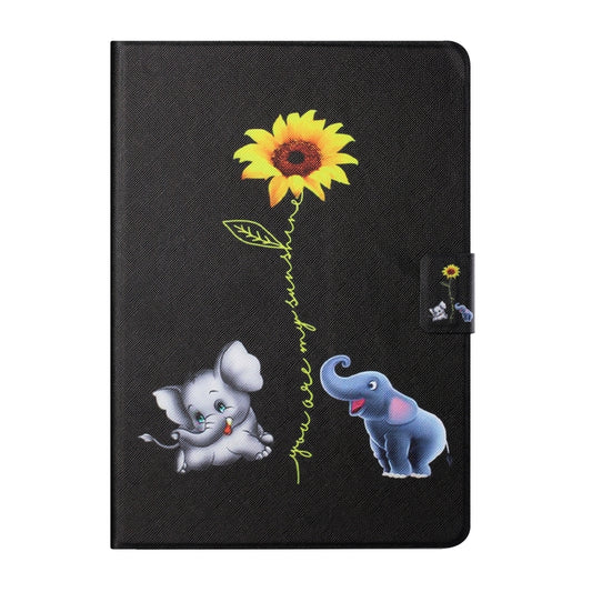 Colored Drawing Horizontal Flip Leather Case with Holder & Card Slots, For Amazon Kindle Fire HD7 2015 / 2017 / 2019