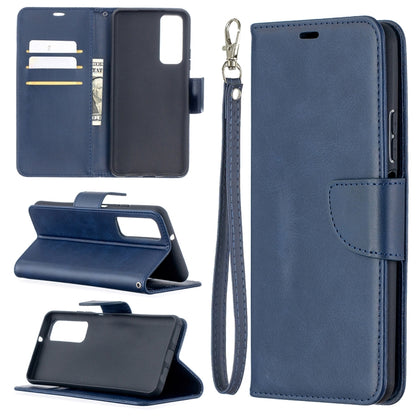 Retro Lambskin Texture Pure Color Horizontal Flip PU Leather Case with Holder & Card Slots & Wallet & Lanyard, For Huawei P smart 2021 / Y7a, For Samsung Galaxy A12