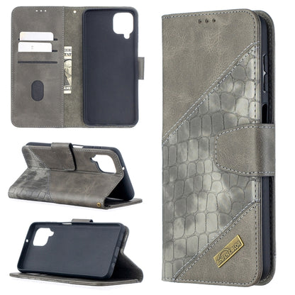 Matching Color Crocodile Texture Horizontal Flip PU Leather Case with Wallet & Holder & Card Slots, For Huawei P smart 2021 / Y7a, For Samsung Galaxy A12