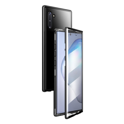 Magnetic Metal Frame Double-sided Tempered Glass Case, For Samsung Galaxy Note 8, For Samsung Galaxy Note9, For Samsung Galaxy Note10, For Samsung Galaxy Note10+, For Samsung Galaxy S8, For Samsung Galaxy S8+, For Samsung Galaxy S9, For Samsung Galaxy ...