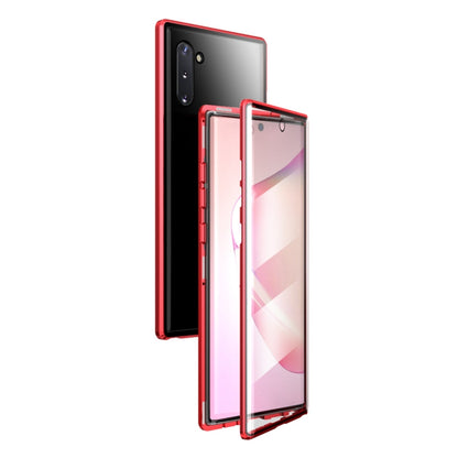 Magnetic Metal Frame Double-sided Tempered Glass Case, For Samsung Galaxy Note 8, For Samsung Galaxy Note9, For Samsung Galaxy Note10, For Samsung Galaxy Note10+, For Samsung Galaxy S8, For Samsung Galaxy S8+, For Samsung Galaxy S9, For Samsung Galaxy ...