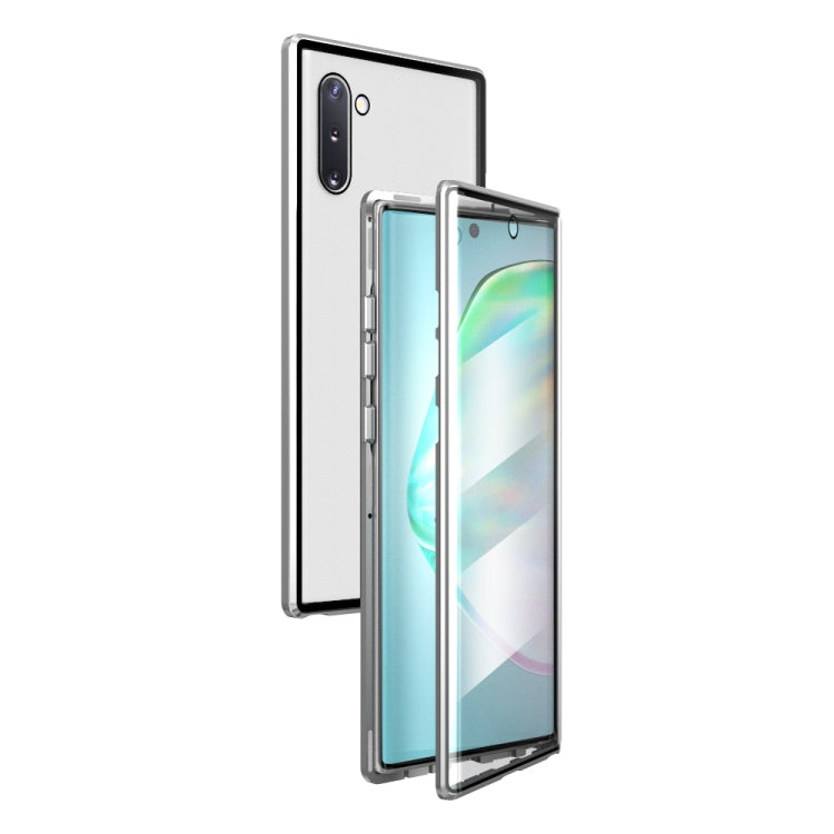 Magnetic Metal Frame Double-sided Tempered Glass Case, For Samsung Galaxy Note 8, For Samsung Galaxy Note9, For Samsung Galaxy Note10, For Samsung Galaxy Note10+, For Samsung Galaxy S8, For Samsung Galaxy S8+, For Samsung Galaxy S9, For Samsung Galaxy ...