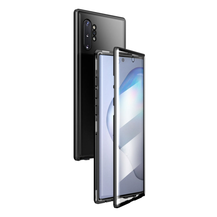 Magnetic Metal Frame Double-sided Tempered Glass Case, For Samsung Galaxy Note 8, For Samsung Galaxy Note9, For Samsung Galaxy Note10, For Samsung Galaxy Note10+, For Samsung Galaxy S8, For Samsung Galaxy S8+, For Samsung Galaxy S9, For Samsung Galaxy ...