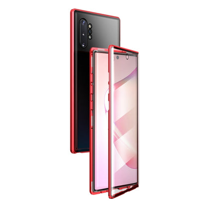 Magnetic Metal Frame Double-sided Tempered Glass Case, For Samsung Galaxy Note 8, For Samsung Galaxy Note9, For Samsung Galaxy Note10, For Samsung Galaxy Note10+, For Samsung Galaxy S8, For Samsung Galaxy S8+, For Samsung Galaxy S9, For Samsung Galaxy ...