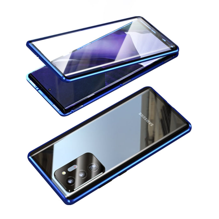 Magnetic Metal Frame Double-sided Tempered Glass Case, For Samsung Galaxy Note20, For Samsung Galaxy Note20 Ultra