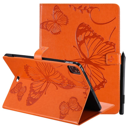 Pressed Printing Butterfly Pattern Horizontal Flip Leather Case with Holder & Card Slots & Wallet & Sleep / Wake-up Function, For iPad Air 2022 / 2020 10.9 /iPad Pro 11 2020 / 2018, For Lenovo Tab M10 Plus TB-X606F, For Samsung Galaxy S6 Lite P610     ...