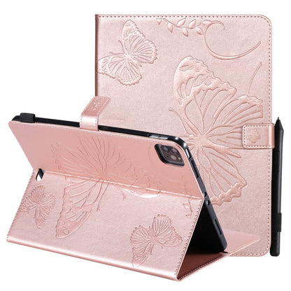 Pressed Printing Butterfly Pattern Horizontal Flip Leather Case with Holder & Card Slots & Wallet & Sleep / Wake-up Function, For iPad Air 2022 / 2020 10.9 /iPad Pro 11 2020 / 2018, For Lenovo Tab M10 Plus TB-X606F, For Samsung Galaxy S6 Lite P610     ...