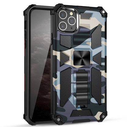 Camouflage Armor Shockproof TPU + PC Magnetic Protective Case with Holder, For iPhone 12 Pro Max, For iPhone 12 / 12 Pro, For iPhone 12 mini