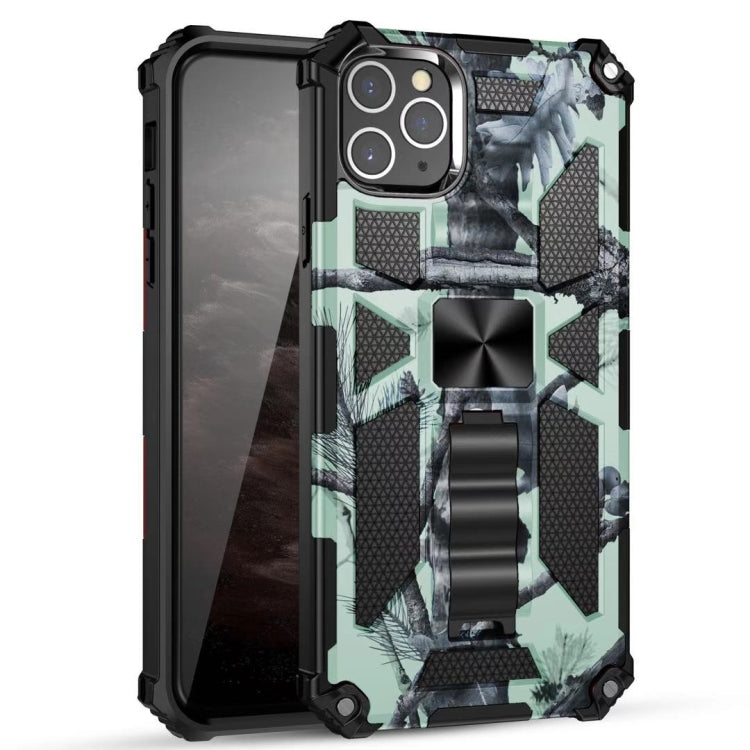 Camouflage Armor Shockproof TPU + PC Magnetic Protective Case with Holder, For iPhone 12 Pro Max, For iPhone 12 / 12 Pro, For iPhone 12 mini