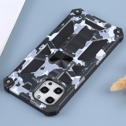 Camouflage Armor Shockproof TPU + PC Magnetic Protective Case with Holder, For iPhone 12 Pro Max, For iPhone 12 / 12 Pro, For iPhone 12 mini