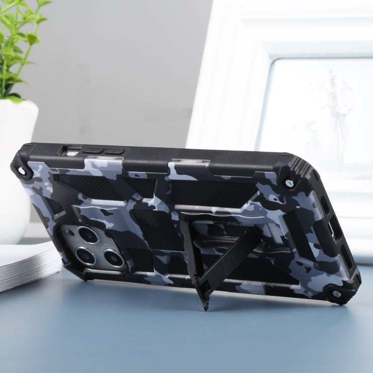 Camouflage Armor Shockproof TPU + PC Magnetic Protective Case with Holder, For iPhone 12 Pro Max, For iPhone 12 / 12 Pro, For iPhone 12 mini