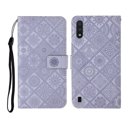 Ethnic Style Embossed Pattern Horizontal Flip Leather Case with Holder & Card Slots & Wallet & Lanyard, For Samsung Galaxy A01, For Samsung Galaxy A10 / M10, For Samsung Galaxy A10s, For Samsung Galaxy A11, For Samsung Galaxy A12                       ...