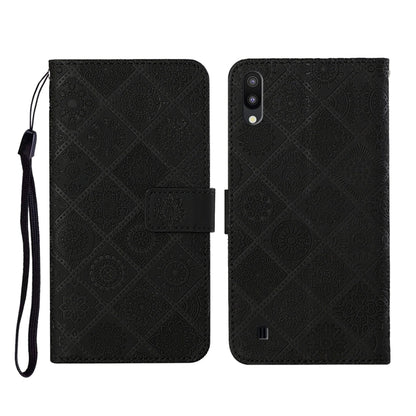 Ethnic Style Embossed Pattern Horizontal Flip Leather Case with Holder & Card Slots & Wallet & Lanyard, For Samsung Galaxy A01, For Samsung Galaxy A10 / M10, For Samsung Galaxy A10s, For Samsung Galaxy A11, For Samsung Galaxy A12                       ...