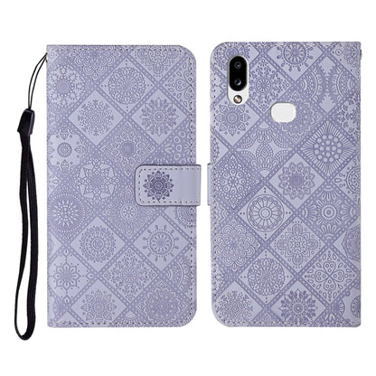 Ethnic Style Embossed Pattern Horizontal Flip Leather Case with Holder & Card Slots & Wallet & Lanyard, For Samsung Galaxy A01, For Samsung Galaxy A10 / M10, For Samsung Galaxy A10s, For Samsung Galaxy A11, For Samsung Galaxy A12                       ...