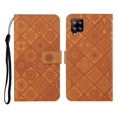 Ethnic Style Embossed Pattern Horizontal Flip Leather Case with Holder & Card Slots & Wallet & Lanyard, For Samsung Galaxy A01, For Samsung Galaxy A10 / M10, For Samsung Galaxy A10s, For Samsung Galaxy A11, For Samsung Galaxy A12                       ...