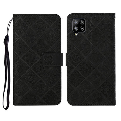 Ethnic Style Embossed Pattern Horizontal Flip Leather Case with Holder & Card Slots & Wallet & Lanyard, For Samsung Galaxy A01, For Samsung Galaxy A10 / M10, For Samsung Galaxy A10s, For Samsung Galaxy A11, For Samsung Galaxy A12                       ...