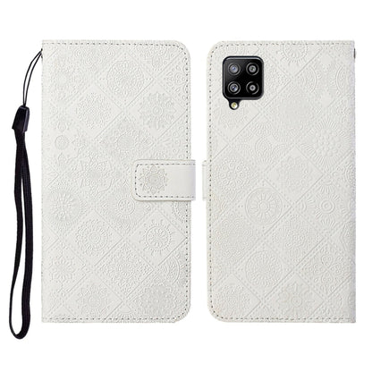 Ethnic Style Embossed Pattern Horizontal Flip Leather Case with Holder & Card Slots & Wallet & Lanyard, For Samsung Galaxy A01, For Samsung Galaxy A10 / M10, For Samsung Galaxy A10s, For Samsung Galaxy A11, For Samsung Galaxy A12                       ...