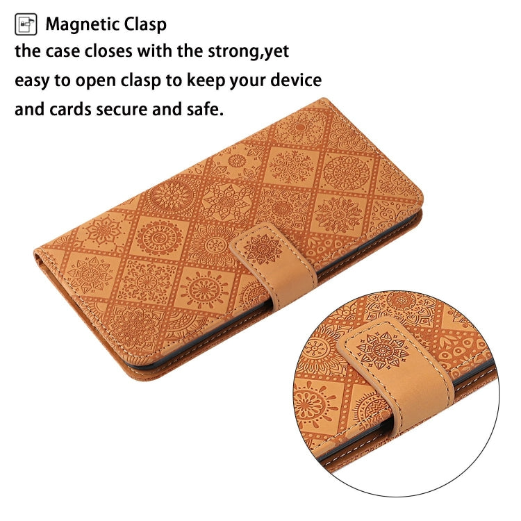 Ethnic Style Embossed Pattern Horizontal Flip Leather Case with Holder & Card Slots & Wallet & Lanyard, For Samsung Galaxy A41, For Samsung Galaxy A42 5G, For Samsung Galaxy A50, For Samsung Galaxy A51, For Samsung Galaxy A70, For Samsung Galaxy A71