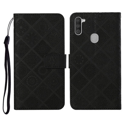 Ethnic Style Embossed Pattern Horizontal Flip Leather Case with Holder & Card Slots & Wallet & Lanyard, For Samsung Galaxy M11, For Samsung Galaxy Note20, For Samsung Galaxy Note20 Ultra, For Samsung Galaxy S10, For Samsung Galaxy S10+                 ...