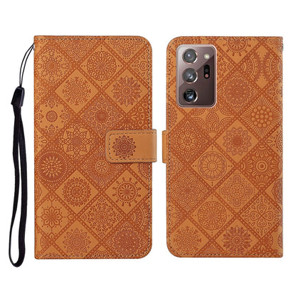 Ethnic Style Embossed Pattern Horizontal Flip Leather Case with Holder & Card Slots & Wallet & Lanyard, For Samsung Galaxy M11, For Samsung Galaxy Note20, For Samsung Galaxy Note20 Ultra, For Samsung Galaxy S10, For Samsung Galaxy S10+                 ...