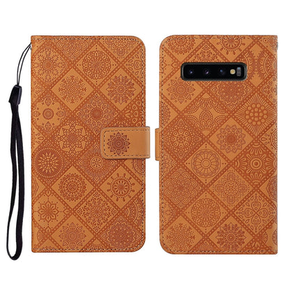 Ethnic Style Embossed Pattern Horizontal Flip Leather Case with Holder & Card Slots & Wallet & Lanyard, For Samsung Galaxy M11, For Samsung Galaxy Note20, For Samsung Galaxy Note20 Ultra, For Samsung Galaxy S10, For Samsung Galaxy S10+                 ...