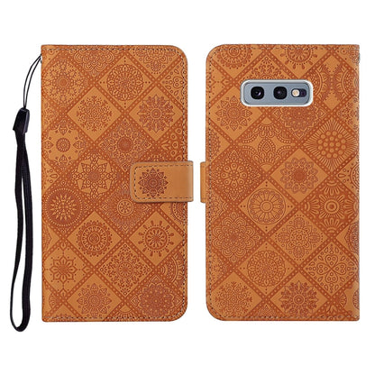 Ethnic Style Embossed Pattern Horizontal Flip Leather Case with Holder & Card Slots & Wallet & Lanyard, For Samsung Galaxy M11, For Samsung Galaxy Note20, For Samsung Galaxy Note20 Ultra, For Samsung Galaxy S10, For Samsung Galaxy S10+                 ...