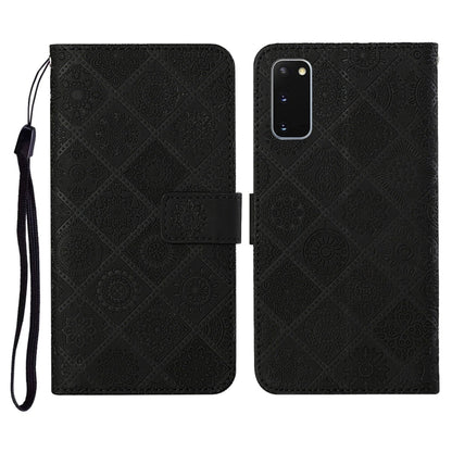 Ethnic Style Embossed Pattern Horizontal Flip Leather Case with Holder & Card Slots & Wallet & Lanyard, For Samsung Galaxy S20, For Samsung Galaxy S20 FE, For Samsung Galaxy S20+, For Samsung Galaxy S20 Ultra, For Samsung Galaxy Galaxy S21 5G          ...