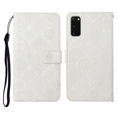 Ethnic Style Embossed Pattern Horizontal Flip Leather Case with Holder & Card Slots & Wallet & Lanyard, For Samsung Galaxy S20, For Samsung Galaxy S20 FE, For Samsung Galaxy S20+, For Samsung Galaxy S20 Ultra, For Samsung Galaxy Galaxy S21 5G          ...