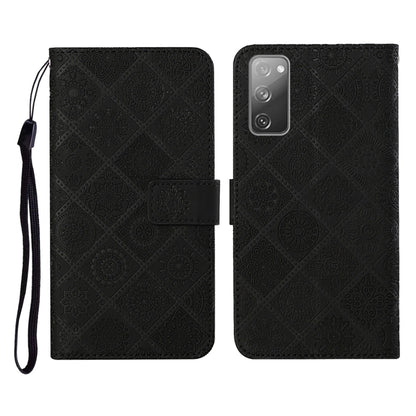 Ethnic Style Embossed Pattern Horizontal Flip Leather Case with Holder & Card Slots & Wallet & Lanyard, For Samsung Galaxy S20, For Samsung Galaxy S20 FE, For Samsung Galaxy S20+, For Samsung Galaxy S20 Ultra, For Samsung Galaxy Galaxy S21 5G          ...