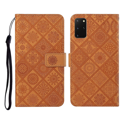Ethnic Style Embossed Pattern Horizontal Flip Leather Case with Holder & Card Slots & Wallet & Lanyard, For Samsung Galaxy S20, For Samsung Galaxy S20 FE, For Samsung Galaxy S20+, For Samsung Galaxy S20 Ultra, For Samsung Galaxy Galaxy S21 5G          ...