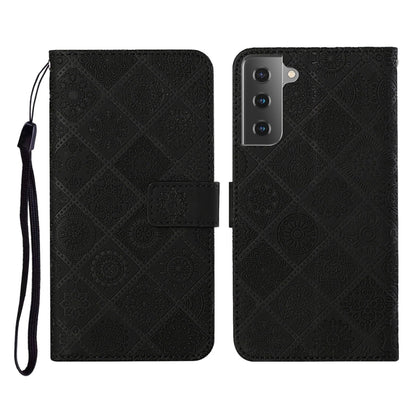 Ethnic Style Embossed Pattern Horizontal Flip Leather Case with Holder & Card Slots & Wallet & Lanyard, For Samsung Galaxy S20, For Samsung Galaxy S20 FE, For Samsung Galaxy S20+, For Samsung Galaxy S20 Ultra, For Samsung Galaxy Galaxy S21 5G          ...