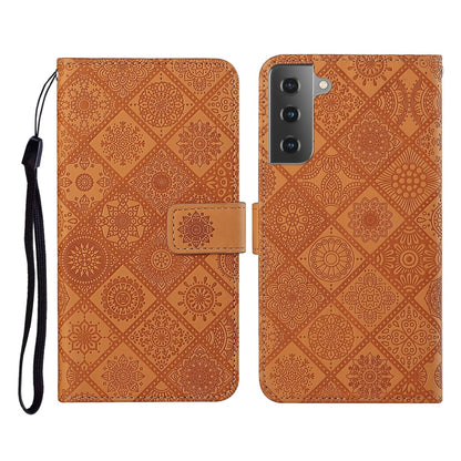 Ethnic Style Embossed Pattern Horizontal Flip Leather Case with Holder & Card Slots & Wallet & Lanyard, For Samsung Galaxy S20, For Samsung Galaxy S20 FE, For Samsung Galaxy S20+, For Samsung Galaxy S20 Ultra, For Samsung Galaxy Galaxy S21 5G          ...