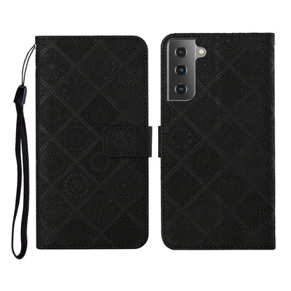 Ethnic Style Embossed Pattern Horizontal Flip Leather Case with Holder & Card Slots & Wallet & Lanyard, For Samsung Galaxy S20, For Samsung Galaxy S20 FE, For Samsung Galaxy S20+, For Samsung Galaxy S20 Ultra, For Samsung Galaxy Galaxy S21 5G          ...