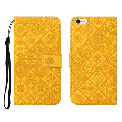 Ethnic Style Embossed Pattern Horizontal Flip Leather Case with Holder & Card Slots & Wallet & Lanyard, For iPhone 6, For iPhone 6 Plus, For iPhone 8 Plus / 7 Plus, For iPhone 11, For iPhone 11 Pro, For iPhone 11 Pro Max