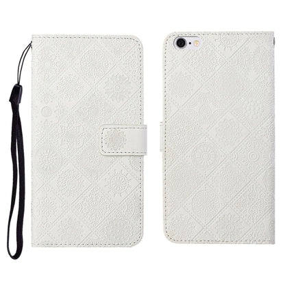 Ethnic Style Embossed Pattern Horizontal Flip Leather Case with Holder & Card Slots & Wallet & Lanyard, For iPhone 6, For iPhone 6 Plus, For iPhone 8 Plus / 7 Plus, For iPhone 11, For iPhone 11 Pro, For iPhone 11 Pro Max