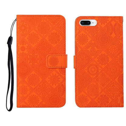Ethnic Style Embossed Pattern Horizontal Flip Leather Case with Holder & Card Slots & Wallet & Lanyard, For iPhone 6, For iPhone 6 Plus, For iPhone 8 Plus / 7 Plus, For iPhone 11, For iPhone 11 Pro, For iPhone 11 Pro Max