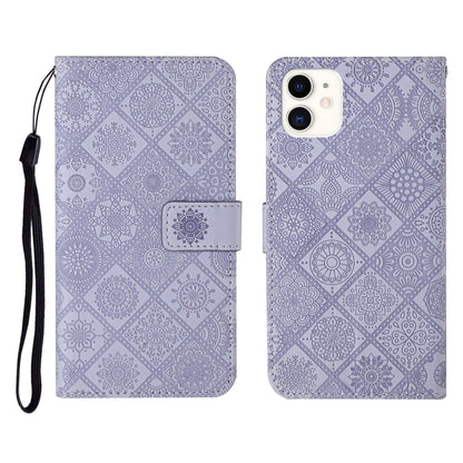 Ethnic Style Embossed Pattern Horizontal Flip Leather Case with Holder & Card Slots & Wallet & Lanyard, For iPhone 6, For iPhone 6 Plus, For iPhone 8 Plus / 7 Plus, For iPhone 11, For iPhone 11 Pro, For iPhone 11 Pro Max