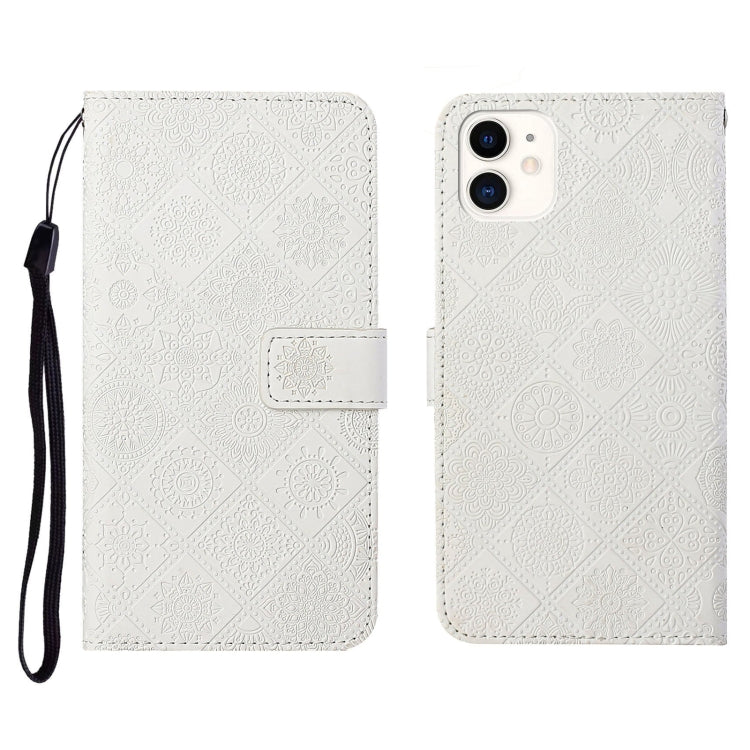Ethnic Style Embossed Pattern Horizontal Flip Leather Case with Holder & Card Slots & Wallet & Lanyard, For iPhone 6, For iPhone 6 Plus, For iPhone 8 Plus / 7 Plus, For iPhone 11, For iPhone 11 Pro, For iPhone 11 Pro Max