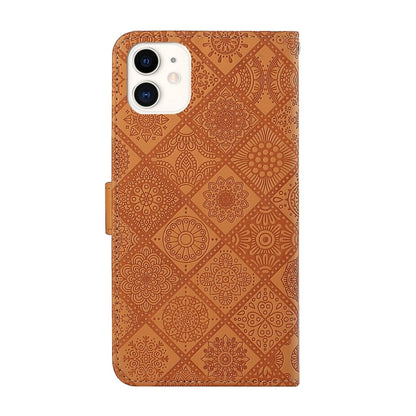 Ethnic Style Embossed Pattern Horizontal Flip Leather Case with Holder & Card Slots & Wallet & Lanyard, For iPhone 12, For iPhone 12 Mini, For iPhone 12 Pro Max, For iPhone SE 2022 / SE 2020 / 8 / 7, For iPhone XR, For iPhone XS Max